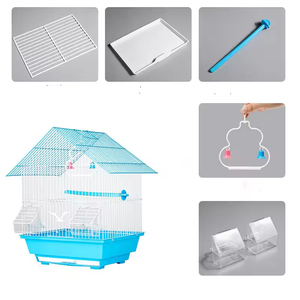 Matériel en fer 	 Cage d'élevage pour oiseaux, cage à perroquets super spacieuse, petite cage à oiseaux, cage à oiseaux de haute qualité, jaulas para pajaros, cage à pigeons - Product Image 5