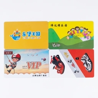 Kartu Keanggotaan PVC CR80 Komersial Cetak Kustom Grosir Kartu RFID untuk Penggunaan di Taman Hiburan dan Pusat Permainan Arcade