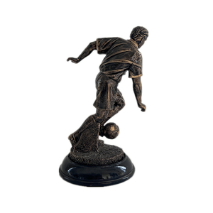 WeiVista Resin Soccer Player Trophy Sculpture Sports Award <strong>Figurine</strong> for Tournament or Club Display Wholesale - Product Image 3
