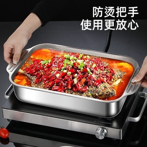 Rectangular Deep Stainless Steel Baking Pan With Lid Oven Safe For Home And Commercial Use - Product Image 5