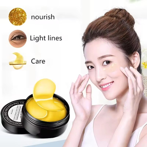 Cosmétiques de beauté coréens de marque privée personnalisés sous le <span class=keywords><strong>masque</strong></span> pour les yeux au collagène hydrogel en or 24 carats - Product Image 3