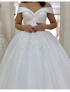 Vestido de Novia Sexy con Cintura Personalizable al por Mayor, Vestido de Novia con Cola de Lazo, Vestido de Novia con Hombros Descubiertos y Espalda Descubierta - Product Image 5