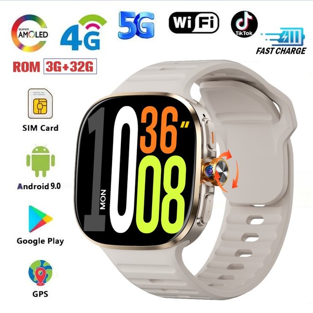 Android M99 Sim Card Smart Watch 128gb 256gb 16gb 32gb Amoled Global Version 4g Gps Reloj Inteligente M99 Men Women Smartwatch