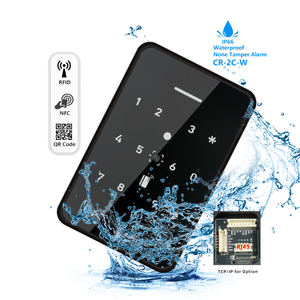 IP66 Tamper Alarm WG26 WG34 EV3 RJ45 WiFi Bluetooth RFID IC NFC Password Barcode Dynamic QR Code Door Access Control Card Reader - Product Image 1
