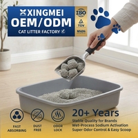 Lettiera per Gatti a Forma di Granuli - Prezzo di Fabbrica Bentonite 99,9% Senza Polvere Agglomerante Rapida