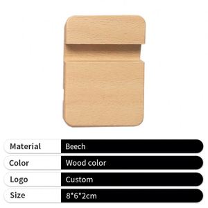 Soporte de Madera para Teléfono Móvil, Portátil, de Escritorio, de Haya, Venta Caliente 2025 - Product Image 4