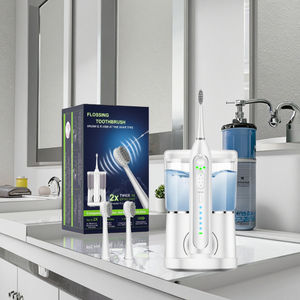 <span class=keywords><strong>Cepillo</strong></span> de Dientes Eléctrico Recargable por USB, Irrigador Bucal, 5 Niveles de Presión, Impermeable IPX7, Tanque de <span class=keywords><strong>Agua</strong></span> Desmontable de 500 ml - Product Image 1