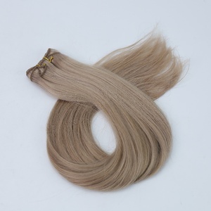 EMEDA biondo scuro cucire in estensione dei capelli tutto il colore 24 ore geniale trama per la perdita dei capelli - Product Image 1