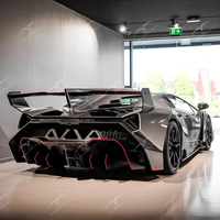 Convient pour Lamborghini Aventado modifié, style Veneno, pare-chocs avant semi-carbone, capots, diffuseur arrière, kit carrosserie, mise à niveau