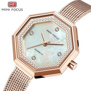 นาฬิกาข้อมือผู้หญิง Mini Focus MF0304L MF 0304 รุ่นหรูหรา ระบบควอตซ์จากญี่ปุ่น ปี 2025 กำลังเป็นที่นิยม กันน้ำ สำหรับ Montre Femme Relojes - Product Image 1