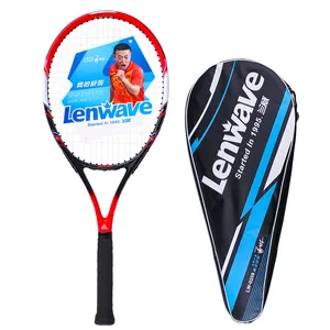 Raket tenis khusus pabrik, raket tenis ringan 27 inci dewasa 1/2palyers set raket tenis lengkap dengan 3 bola 1 tas