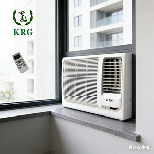 Climatiseur de fenêtre KRG, nouveau design, 24000 BTU, faible bruit, entretien facile, <span class=keywords><strong>installation</strong></span> murale ou sur fenêtre, pour usage intérieur. - Product Image 3