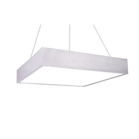 CCT Modern lampu kantor persegi Led dapat dipilih lampu gantung led pencahayaan linier dalam ruangan untuk dekorasi dalam ruangan