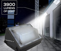Stock américain IP65, éclairage extérieur industriel étanche, applique murale pour jardin, 60W, 80W, 100W, 120W, 150W, LED