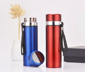 Creative 304 Stainless Steel Business Cup Promotion Gift Vacuum <b>Flask</b> Water <b>Bottle</b> Wholesale With String Rope Ring - Product Image 5