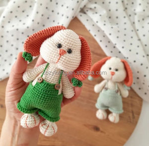 Joli <span class=keywords><strong>lapin</strong></span> <span class=keywords><strong>au</strong></span> <span class=keywords><strong>Crochet</strong></span> avec un ensemble de hochets de <span class=keywords><strong>lapin</strong></span> <span class=keywords><strong>au</strong></span> <span class=keywords><strong>Crochet</strong></span> jouets mignons jouets pour chiens personnalisés <span class=keywords><strong>grande</strong></span> <span class=keywords><strong>oreille</strong></span> chien enfants hochets - Product Image 6