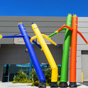 Muestra gratis diseño personalizado plegable portátil impresión Logo tubo publicidad fiesta escenario inflable aire bailarín para mayoristas - Product Image 5