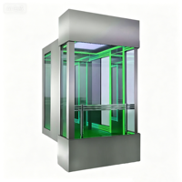 Ascenseur Capsule Moderne à Commande AC Personnalisable, Silencieux, 2-5 Étages, Mini Ascenseur Domestique pour Hôtel, Appartement, Villa - Prix Usine