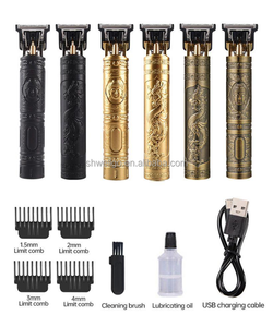 Tondeuse à cheveux professionnelle sans fil Dragon Vintage T9 0 mm, tondeuses électriques pour hommes, alimentation USB, coupe et <span class=keywords><strong>rasage</strong></span> des poils du visage - Product Image 3