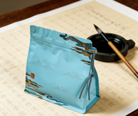 Sac d'emballage personnalisé pour café en forme de Rubik's Cube, sac à fond plat à huit soudures latérales en matériaux MOPP+VMPET+PE, idéal pour l'alimentation
