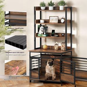 Muebles de caja para perros de alta calidad con estantes de almacenamiento y enchufes Venta loca <span class=keywords><strong>por</strong></span> tiempo limitado para sala de estar - Product Image 3