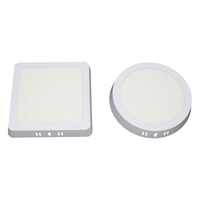 Lampu Panel LED Permukaan Modern 12W dengan Rating IP44, Konstruksi Aluminium untuk Ruang Tamu & Koridor