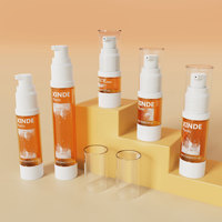 Vente en gros de flacons de soin de la peau en PETG sous vide de 5 ml, 10 ml, 15 ml, 20 ml, 30 ml, flacon pompe sans air pour sérum, conteneur pour essence, emballage pour soins de la peau