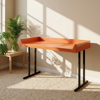Table pliante pour laverie en fibre de verre orange 72" x 24" x 34"