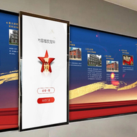 NVVDOOO Showroom : Écrans interactifs à rail coulissant, contrôle intelligent, points de fixation personnalisables, mur d'historique, tout-en-un