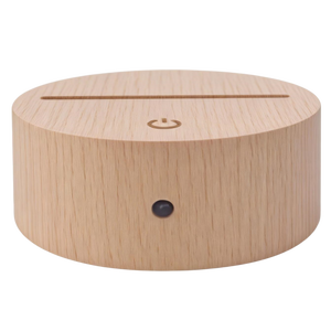 Lampada da Tavolo LED Creativa con Telecomando, 16 Colori Dimmerabili, Alimentazione USB, Base per Luce Notturna con Illusione Ottica 3D - Product Image 6