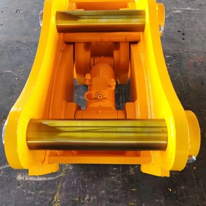 Coupleur automatique pour excavatrice Wicks avec roulement pour excavatrices de 4 à 6 tonnes, couleur jaune, fixation facile, 16 ans d'expérience en usine, personnalisable - Product Image 1