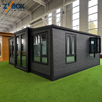 Maison modulaire extensible robuste, durée de vie de 20 à 30 ans, panneaux muraux sandwich EPS PU, appartement moderne pliable