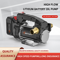 Pompe à huile électrique haute pression Cavitt avec 5 batteries au lithium, pompe à diesel auto-amorçante pour applications de machine-outil