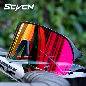 Gafas de sol fotocromáticas SCVCN para ciclismo, montura completa, correa ajustable, a prueba de viento, para hombres y mujeres, gafas deportivas para bicicleta de montaña y carretera - Product Image 2