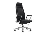 Chaise de bureau exécutive ergonomique traditionnelle, hauteur réglable, cuir PU, cadre en aluminium, pour la maison, le bureau, l'hôpital, l'école, l'hôtel
