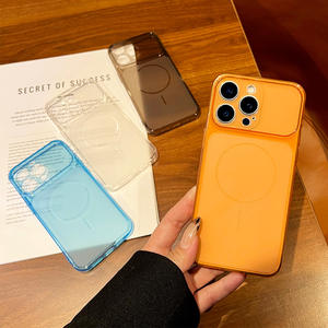 Funda para Teléfono con Acabado Esmerilado y Ventana de Visualización Amplia, Compatible con iPhone 17 16 15 14 13 12 11 Pro Max, Color Sólido - Product Image 4