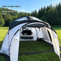 Tente arrière de voiture Factory White Space Fortress, grande, imperméable, pour camping extérieur, abri pour véhicule