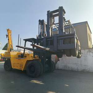 Carretilla elevadora de rueda de manejo de 23 toneladas <span class=keywords><strong>TCM</strong></span> <span class=keywords><strong>FD230</strong></span> usada en Shanghai, carretilla elevadora de combustión interna de pintura nueva en Stock - Product Image 2