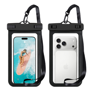 Promotion Usine Pochette Étanche <span class=keywords><strong>pour</strong></span> <span class=keywords><strong>Téléphone</strong></span> Portable en PVC Transparent Étanche IPX8 avec Cordon - Product Image 1