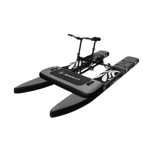 Spatium 2024 New arrival floating inflatable water bike pedal boats bicycle for water recreation