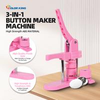 Máquina Rotativa de Plástico Pequeña 3 en 1 para Hacer Botones Personalizados