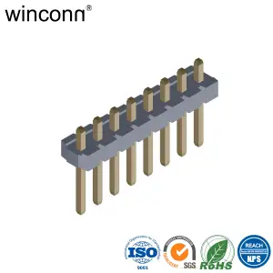 3.96mm Single Row Straight DIP Horizontal DIP Through Hole For Automotive Bus Power Pin Header Terminal Socket Connector