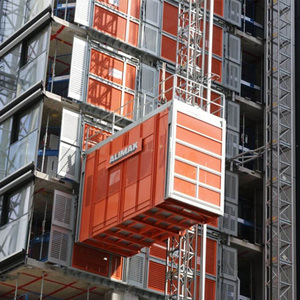 <span class=keywords><strong>Montacarichi</strong></span> Elettrico a Doppia Gabbia per Cantieri Edili, Elevatore per Merci e Passeggeri - Product Image 3