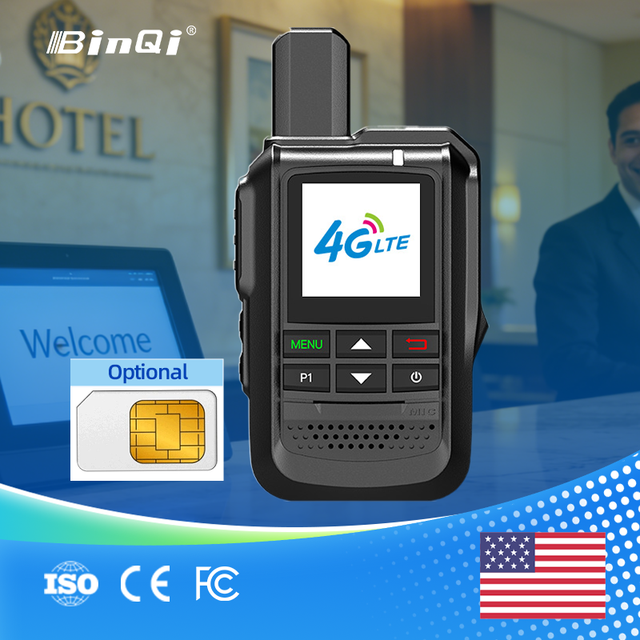 BinQi Manufacture Handheld 2G 3G 4G POC Radio Portable Walkie Talkie 5000KM Long Range Wireless Intercom for Business