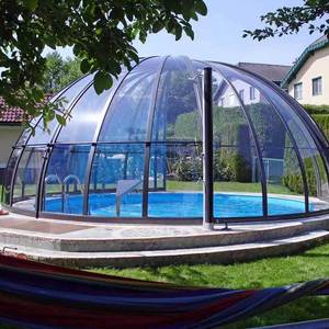 Tente de camping géodésique avec auvent transparent en étoile et cadre en aluminium personnalisé tente dôme transparente pour maison - Product Image 1