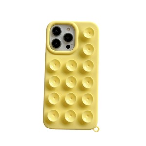 Carcasa de ventosa de silicona creativa para <span class=keywords><strong>iPhone</strong></span> 17/16Pro Funda de teléfono móvil suave con agarre de teléfono incluido - Product Image 5