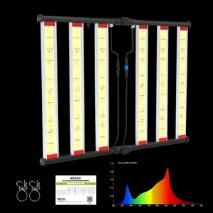 수직 농장에서 성장하는 의료 용 높은 효능 2.8umol/J 삼성 320W 6 라이트 바 접이식 LED 성장 빛