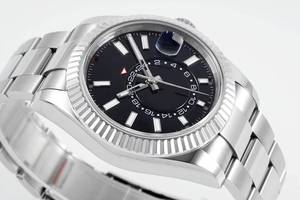 Luxury Super Quality Waterproof Mechanical <b>Watch</b> 42mm ZF Factory ETA 2824 Movement 32.69.34 904l Steel Multifunction <b>black</b> dial - Product Image 4