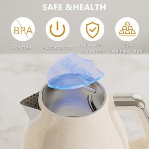 New Arrival 1.8 Liter Stainless Steel Double Wall Cordless Electric Warmer <b>Kettle</b> <b>Temperature</b> <b>Control</b> Keep Warm for Home Hotel - Product Image 3