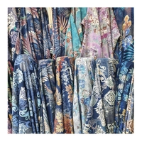 Tissu 100% Rayonne Imprimé Shaoxing Yilin, Rayonne Filée Viscose Challis pour Robe de Vêtement Femme